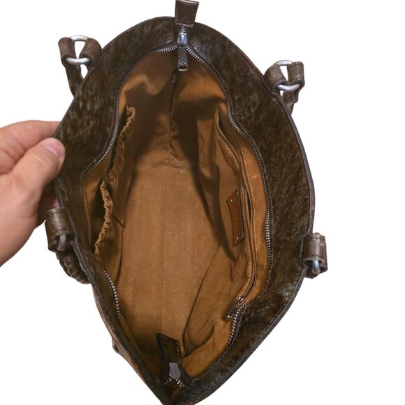 Patricia Nash Stunning Stella Turquoise Tooled Leather Shoulder Bag - Picture 8 of 11